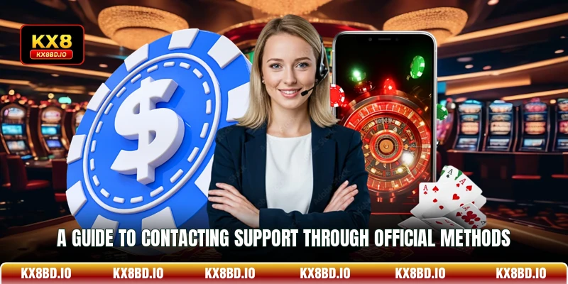 A guide to contacting support through official methods