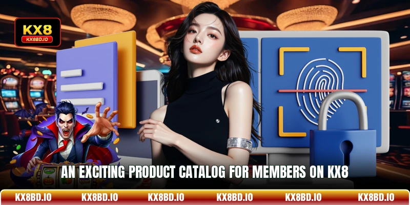 An exciting product catalog for members on KX8