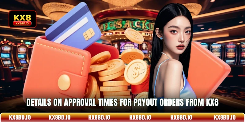 Details on approval times for payout orders from KX8