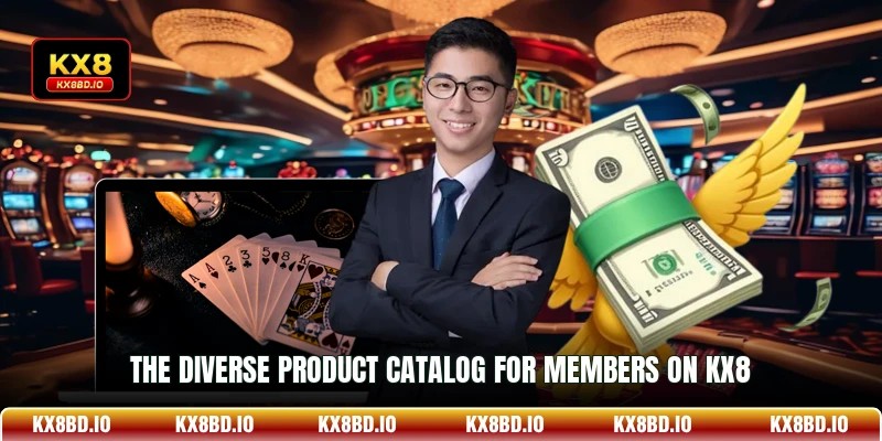 The diverse product catalog for members on KX8
